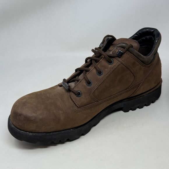 Rockport Waterproof Chukka Boots Mens 13 N Narrow Brown Leather Preppy Gorpcore - Picture 9 of 16